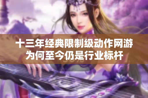 十三年经典限制级动作网游为何至今仍是行业标杆