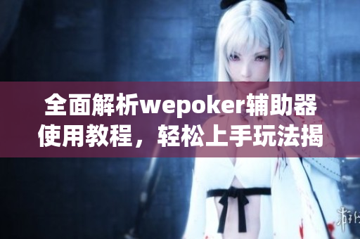 全面解析wepoker辅助器使用教程，轻松上手玩法揭秘