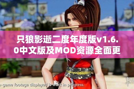 只狼影逝二度年度版v1.6.0中文版及MOD资源全面更新与多存档分享