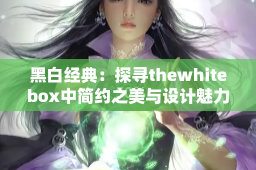 黑白经典：探寻thewhitebox中简约之美与设计魅力