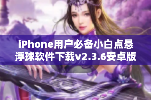 iPhone用户必备小白点悬浮球软件下载v2.3.6安卓版体验分享
