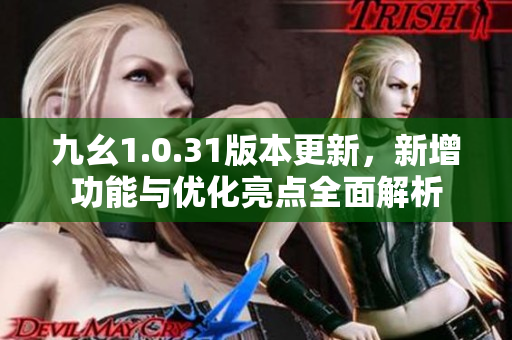 九幺1.0.31版本更新，新增功能与优化亮点全面解析