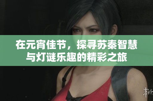 在元宵佳节，探寻苏秦智慧与灯谜乐趣的精彩之旅