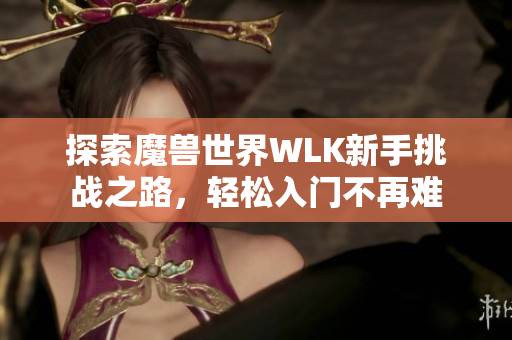 探索魔兽世界WLK新手挑战之路，轻松入门不再难