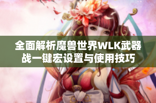 全面解析魔兽世界WLK武器战一键宏设置与使用技巧