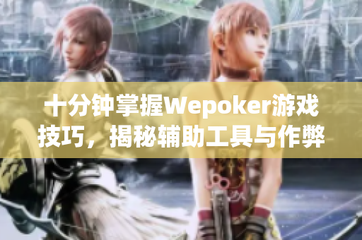 十分钟掌握Wepoker游戏技巧，揭秘辅助工具与作弊方法