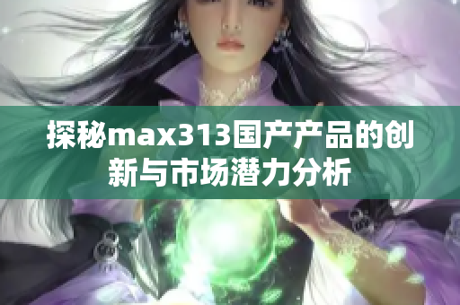 探秘max313国产产品的创新与市场潜力分析