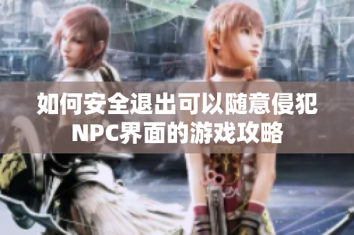 如何安全退出可以随意侵犯NPC界面的游戏攻略