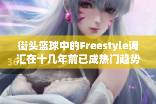 街头篮球中的Freestyle词汇在十几年前已成热门趋势