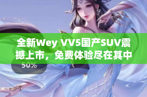 全新Wey VV5国产SUV震撼上市，免费体验尽在其中