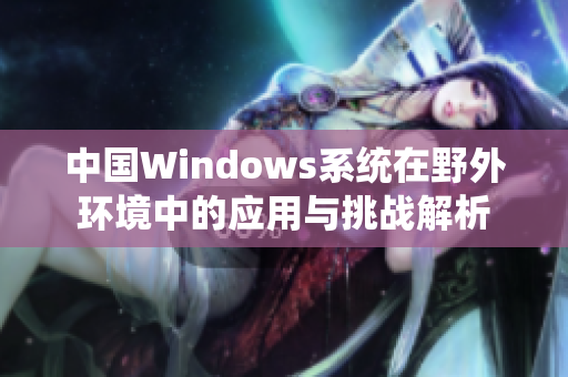 中国Windows系统在野外环境中的应用与挑战解析