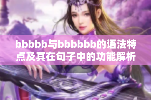 bbbbb与bbbbbb的语法特点及其在句子中的功能解析