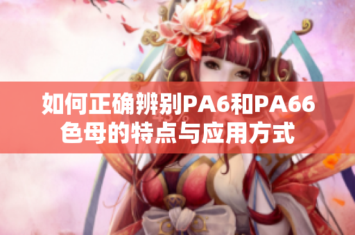 如何正确辨别PA6和PA66色母的特点与应用方式