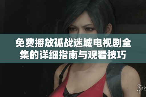 免费播放孤战迷城电视剧全集的详细指南与观看技巧