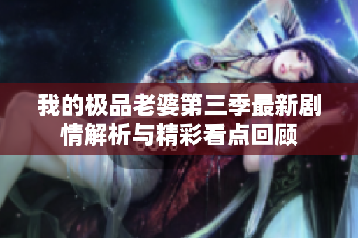 我的极品老婆第三季最新剧情解析与精彩看点回顾