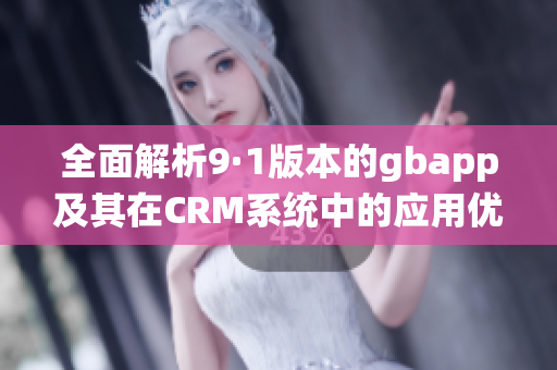 全面解析9·1版本的gbapp及其在CRM系统中的应用优势